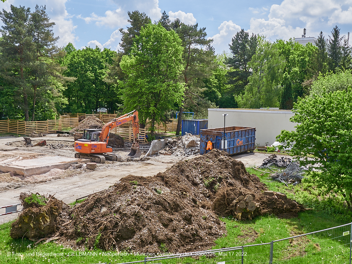 17.05.2022 - Baustelle am Haus für Kinder in Neuperlach